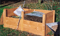 Twin Classic Wooden Compost Bin With Two Sections