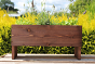 Compact wooden window box
