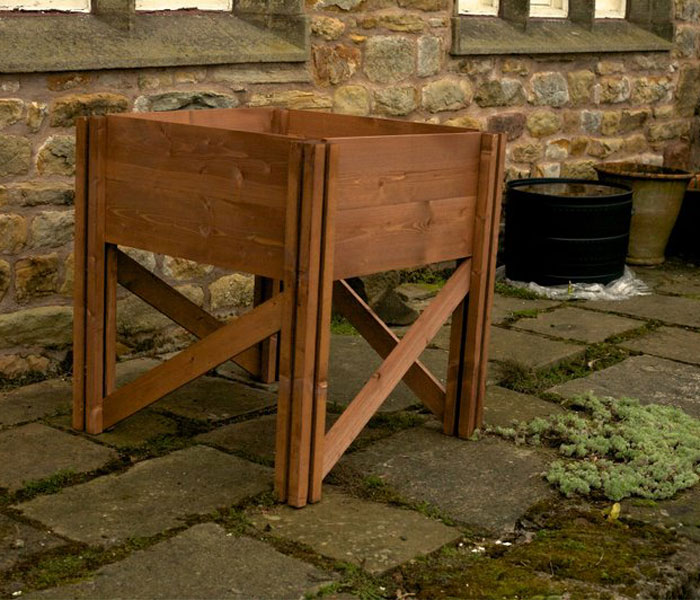 Gardening Works Wooden Raised Beds & Compost Bins