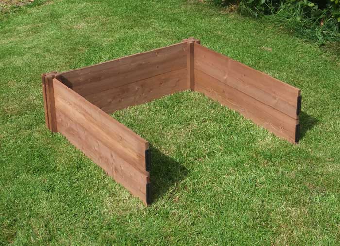 Classic Wooden Raised Bed Extension module