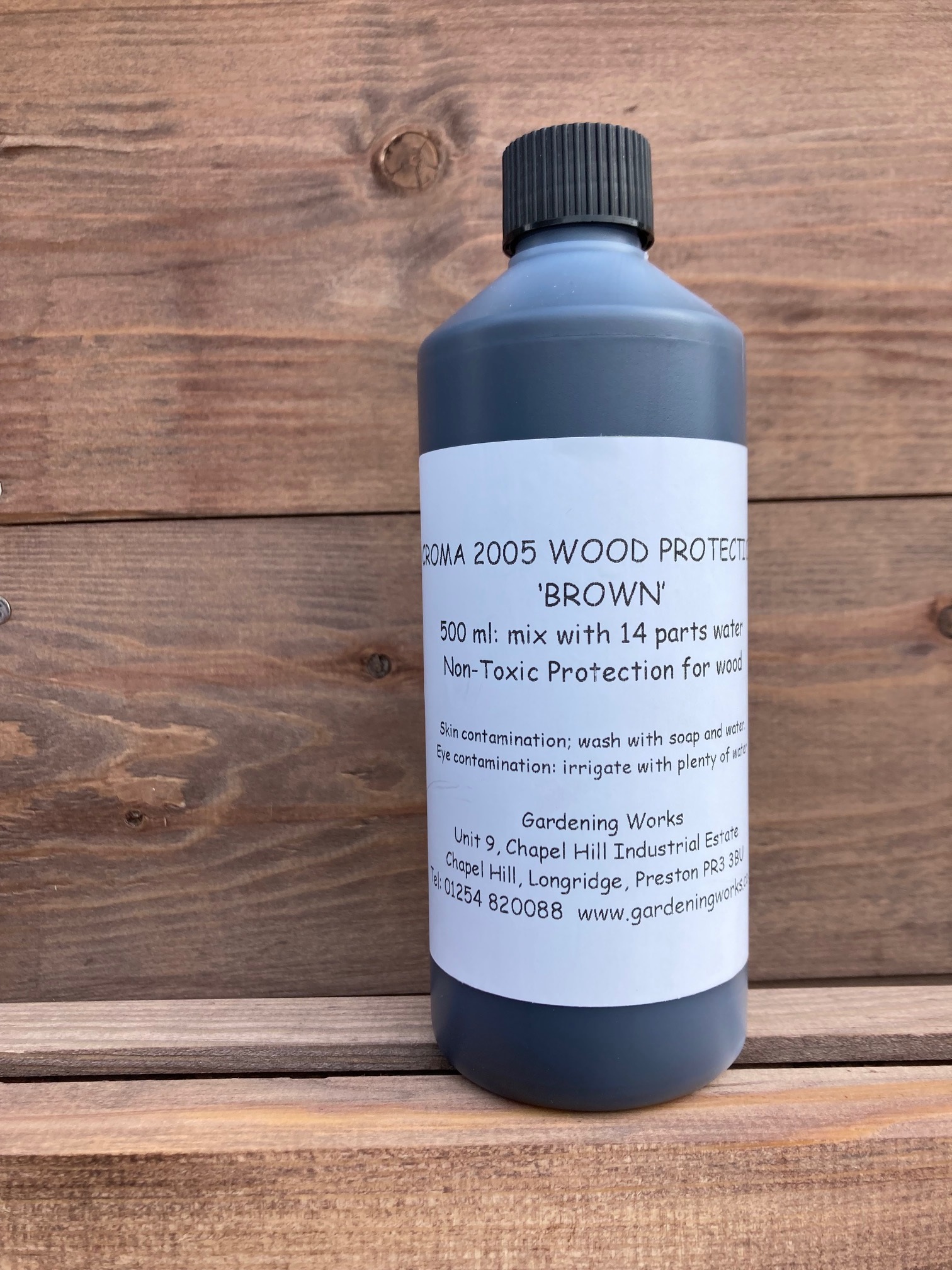 Croma Non-Toxic Wood & Timber Protective Treatment - Brown