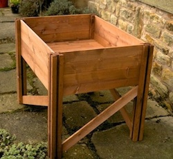 Grow Table Wooden Raised Bed Planter