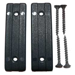 Plastic Ends & Screws for Plain Boards - Pack 10