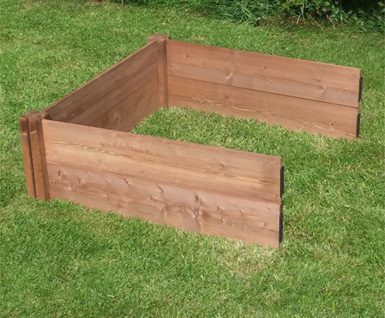 LONG/NARROW Raised Bed Wide EXTENSION - 72 x 120cm 
