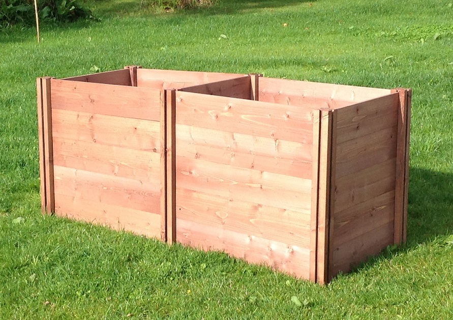 Superior LONG TWIN Slot Down Compost Bin 75 x 235 x 90cm