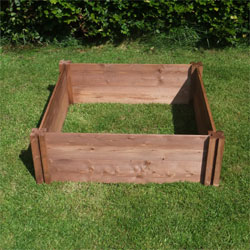 Classic Wooden Raised Garden Bed 90cm x 90cm - Easily Extendable