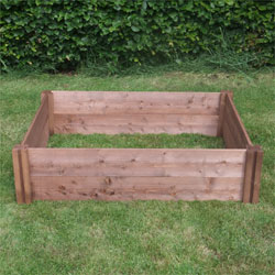 Long/Narrow Wooden Extendable Raised Bed 120 x 72cm