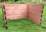 Superior Long Wooden Compost Bin EXTENSION Module - fix to SHORT END or LONG SIDE 